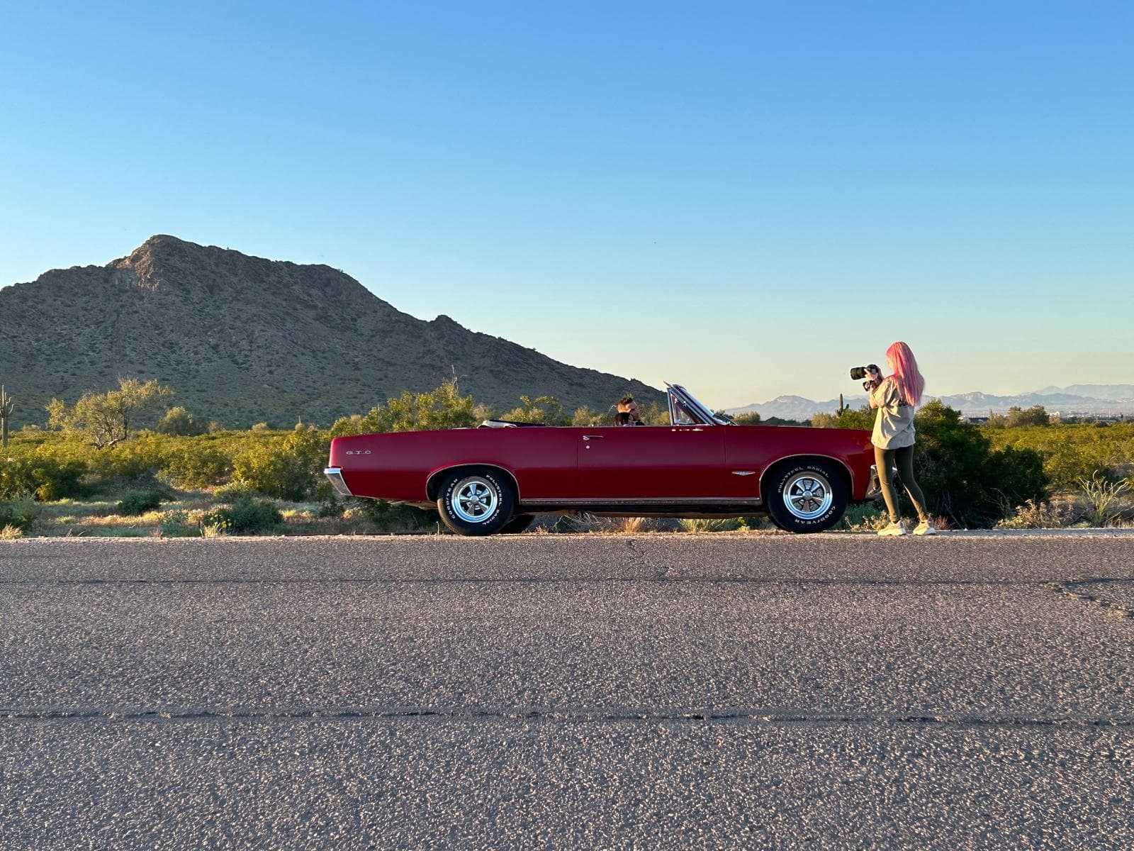 Desert engagement session