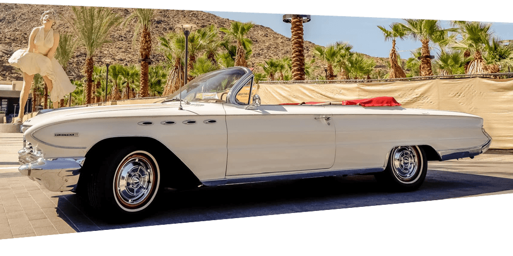 1961 Buick Electra Convertible White